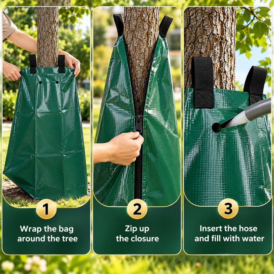 Tree Watering Bags 75 L Each Slow Release Irrigation Bags for Newly ...