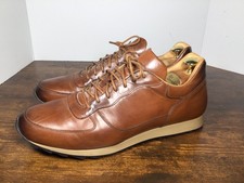 To Boot New York Adam Derrick Brown Leather Sneakers Men's Size  12 Shoes 