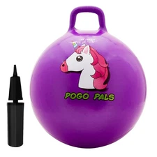Purple Unicorn Pogo Pals Hopper Ball Indoor Outdoor Toy for Kids Ages 3+