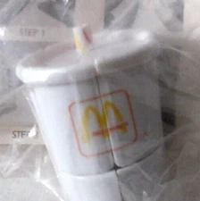 MILK SHAKE CHANGEABLE HAPPY MEAL TOY 2b: KRYPTO CUP NEW 1988 McDONALDS FOOD