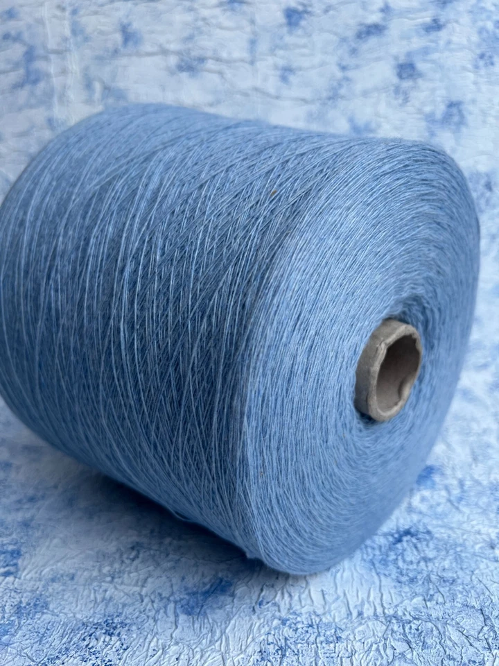 Vaqueros Merino Cashmere Encaje Hilo Color Azul 1500m/100g (1640yd/3.52oz) por 100g Foto 3 de 4