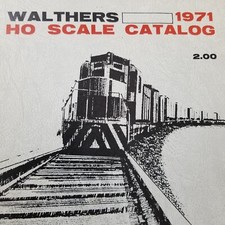 1971 Walthers HO Train Scale Catalog Referenc...