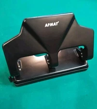 Afmat Heavy Duty 3 Hole Punch  HP14 Used 3 Ring 40 Sheet 50% Reduced Effort 
