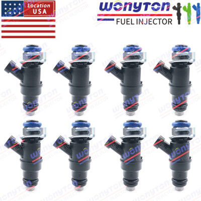 8Pcs Fuel Injectors 881693002 3861278 For MerCruiser Volvo Penta 8.1L