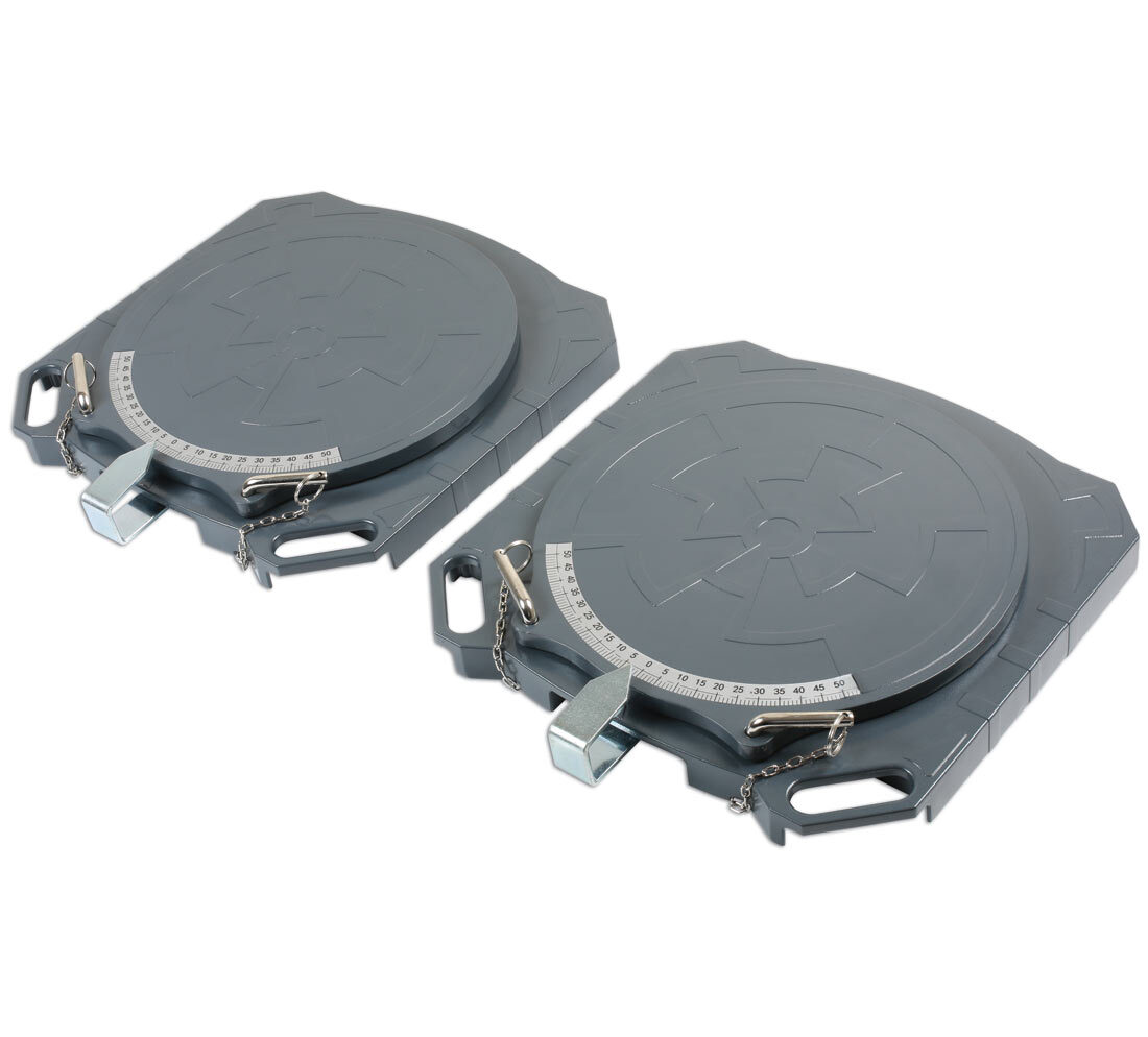 Platines de réglage Gunson 77158 pour géométrie auto précise - 3