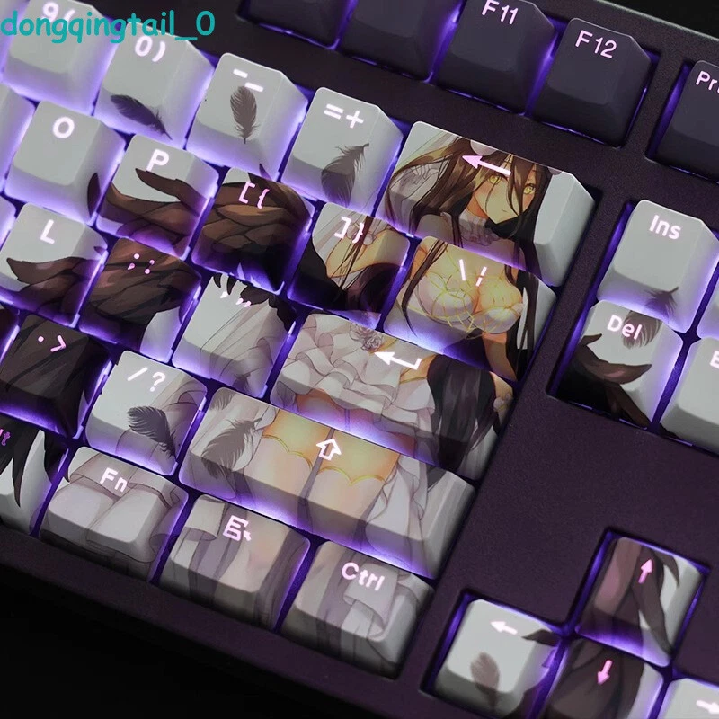 Overlord Albedo Transparent 108Keys PBT RGB OEM Keycap For Mechanical Keyboard - Image 4 of 4