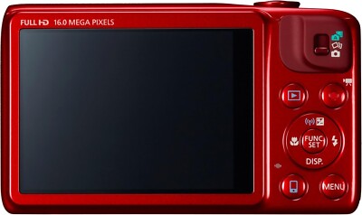 Canon PowerShot SX600 HS 16.0MP Digital Camera - Red for Canon PowerShot SX600 HS 16.0MP Digital Camera - Red for