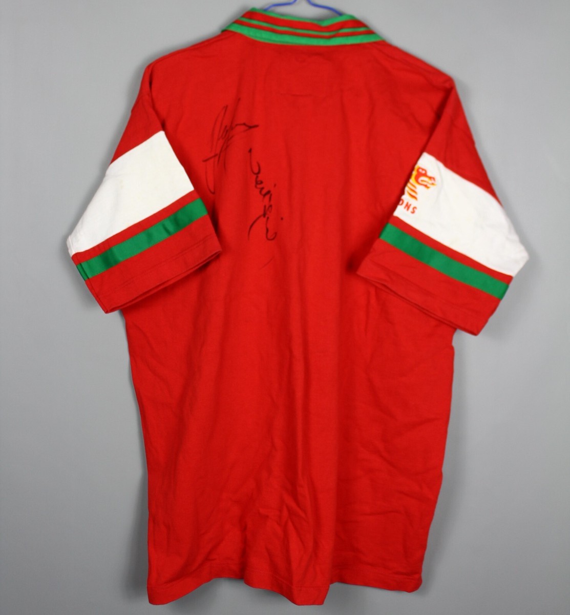 Cotton Traders VTG Wales 1991-93 ラガーシャツ Wales L/S Home Rugby Shirt 1992/93 Adults Small Cotton