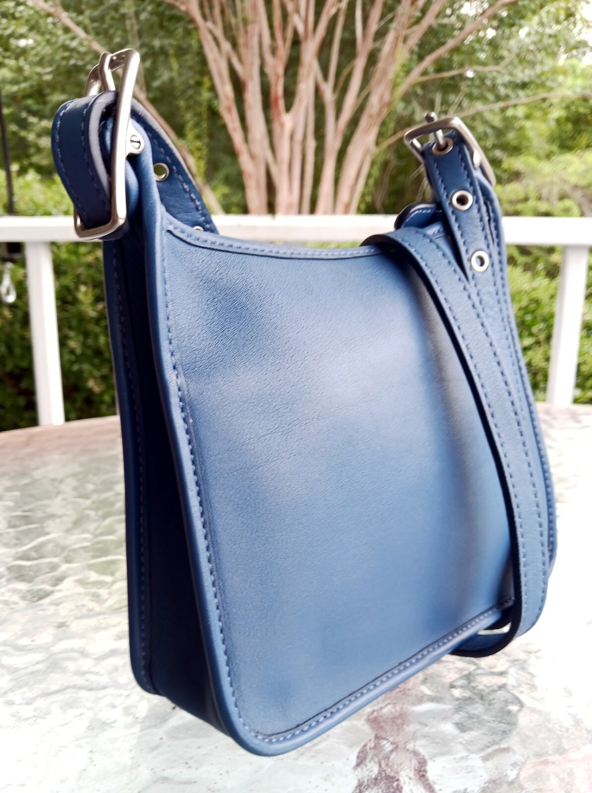 Coach 6610 Vintage Mini Janice Cobalt Blue Crossbody Bag image 2