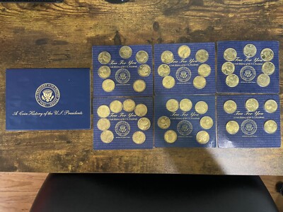 Readers Digest 1997 Complete Set Of Presidential Coins Sealed 