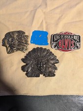 VERY RARE: ELVIS - 3 ELVIS BELT BUCKLES