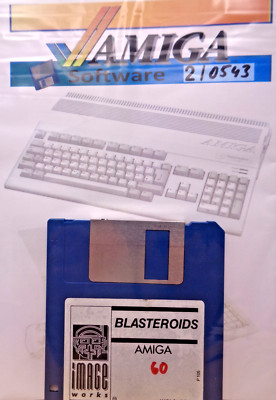 COMMODORE AMIGA -- BLASTEROIDS ( iMAGE  WORKS)