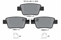 Textar 2362002 Bremsbelagsatz, Scheibenbremse FüR Joylong, Toyota