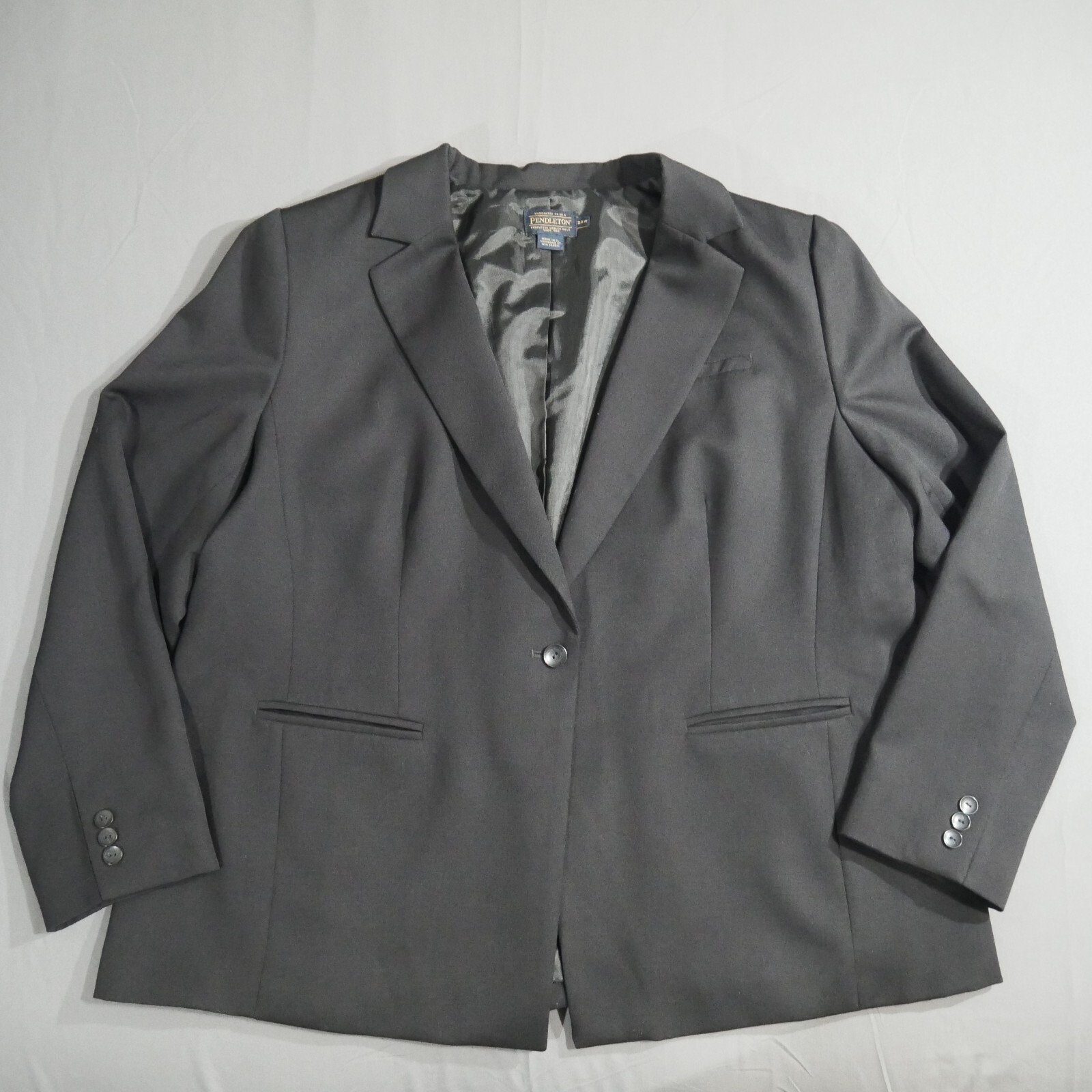 Pendleton Women's One Button Blazer Jacket 100% V… - image 2