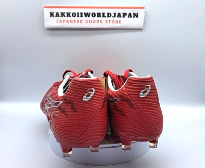 ASICS Soccer Cleats DS LIGHT ACROS PRO 3 Classic Red/White
