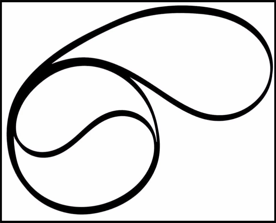 MARKENLOS Cinghia trasmissione Thorens giradischi TD 316 317 318 319 320 321