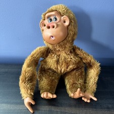 Vintage Russ Berrie Rutherford III Gorilla Sucks Thumb Stuffed Toy Plush Monkey