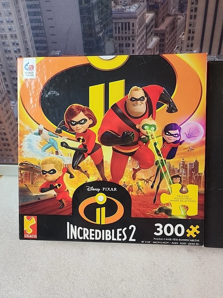 Lote de 3 puzzles preadolescentes para niños. Los Increíbles 2, Marvel, Star Wars... Foto 2 de 4