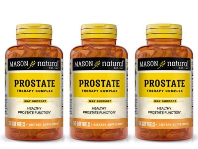 PACK 3 X 60 = 180 SOFTGELS PROSTATE THERAPY COMPLEX URINARY HEALTH SAW PALMETTO
