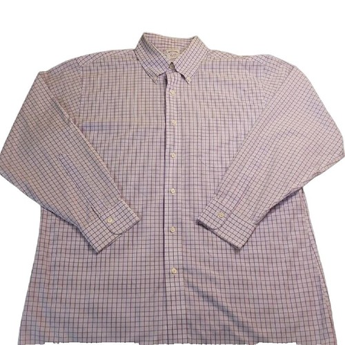 Vtg 90s Brooks Brothers Mens Large Original Cotton Button Down
