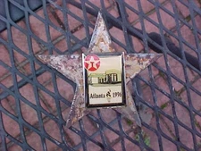 1996 TEXACO RUSTIC STAR GASOLINE STATION CUSTOM-MADE OLYMPICS 3"