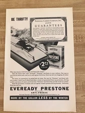 1938 Eveready Preston National Geographic Magazine Ad 