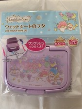Little Twin Stars REUSABLE Lid WET WIPES COVER BABY regular Size 