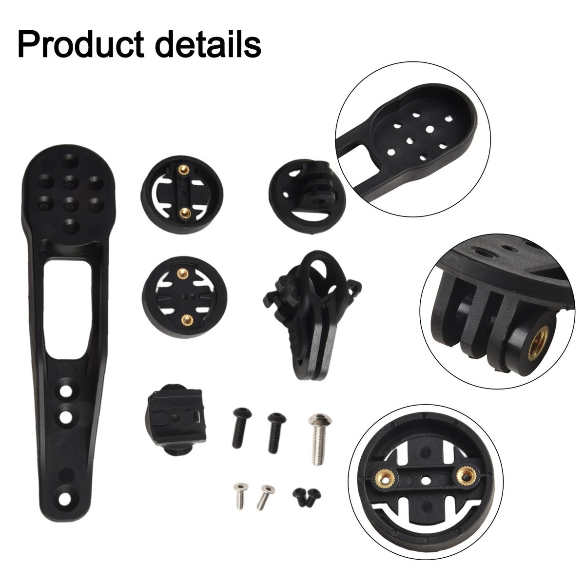 Black Handlebar-Computer Mount Kit For-Canyon H31 CP10/20 For