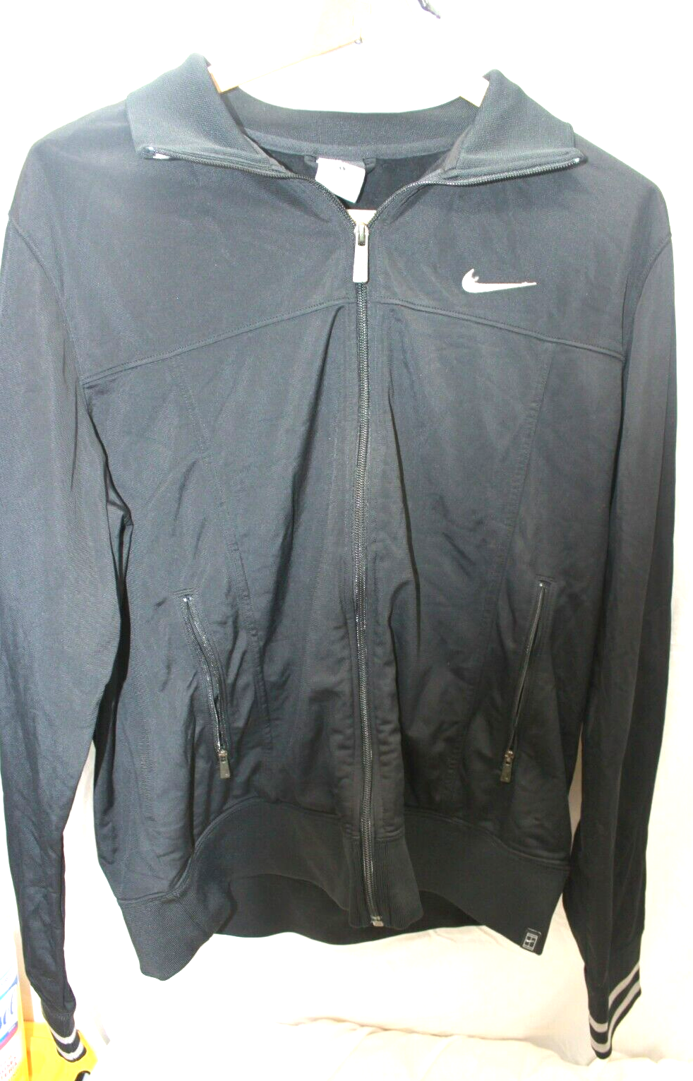 SACAI X NIKE Nike Jogger Giacca Tuta Leggera Full Zip Activewear Nero Uomo Large