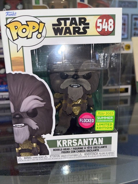 Funko Pop! Star Wars Krrsantan Flocked 2022 Summer Convention Exclusive Figure #548 - ES