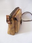 Patricia Nash Avellino Leather Crossbody Bag – Woven Latte Leather, Gold Accents, Adjustable Strap, Multiple Pockets - View #7