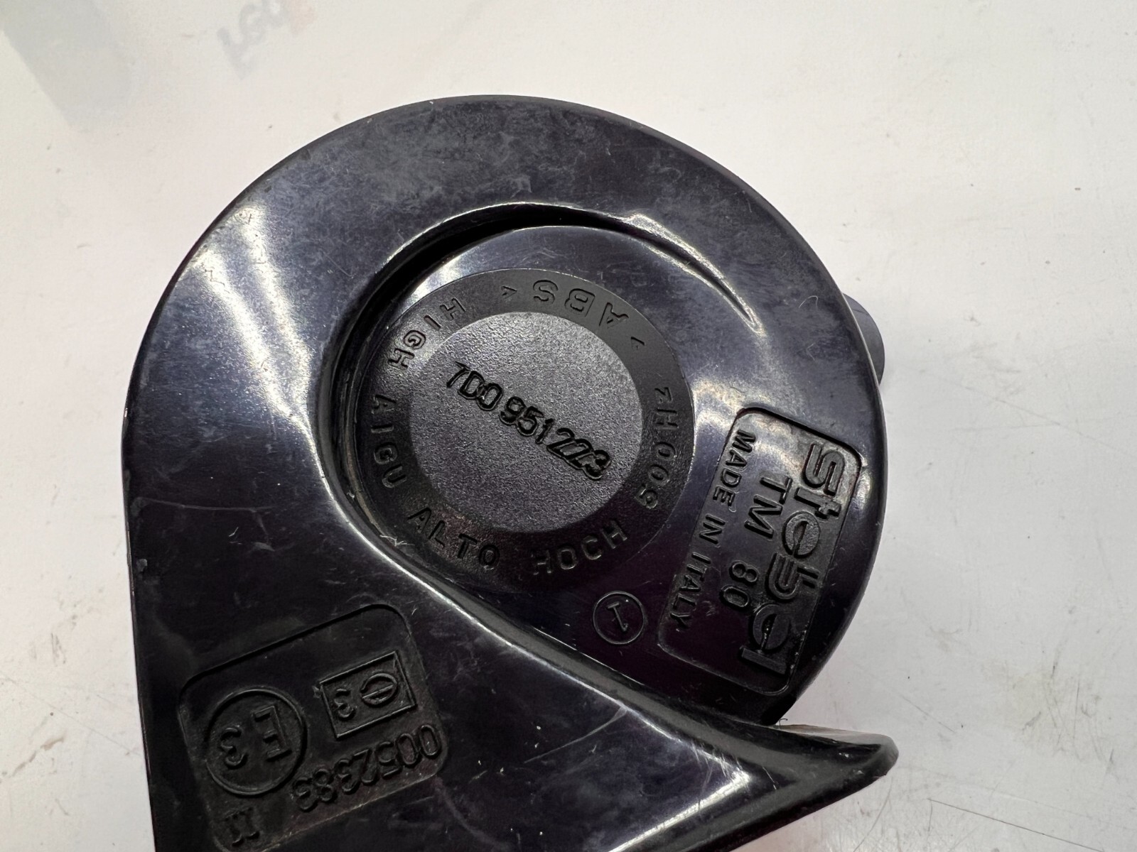 LAMBORGHINI GALLARDO FANFARE HIGH TONE HORN OEM 400951206A