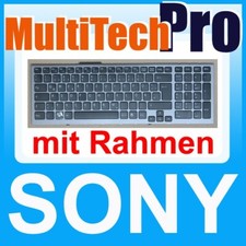 Tastiera DE per Sony Vaio VPC-F13 VPCF13Z1E VPCF13xxx Series con cornice