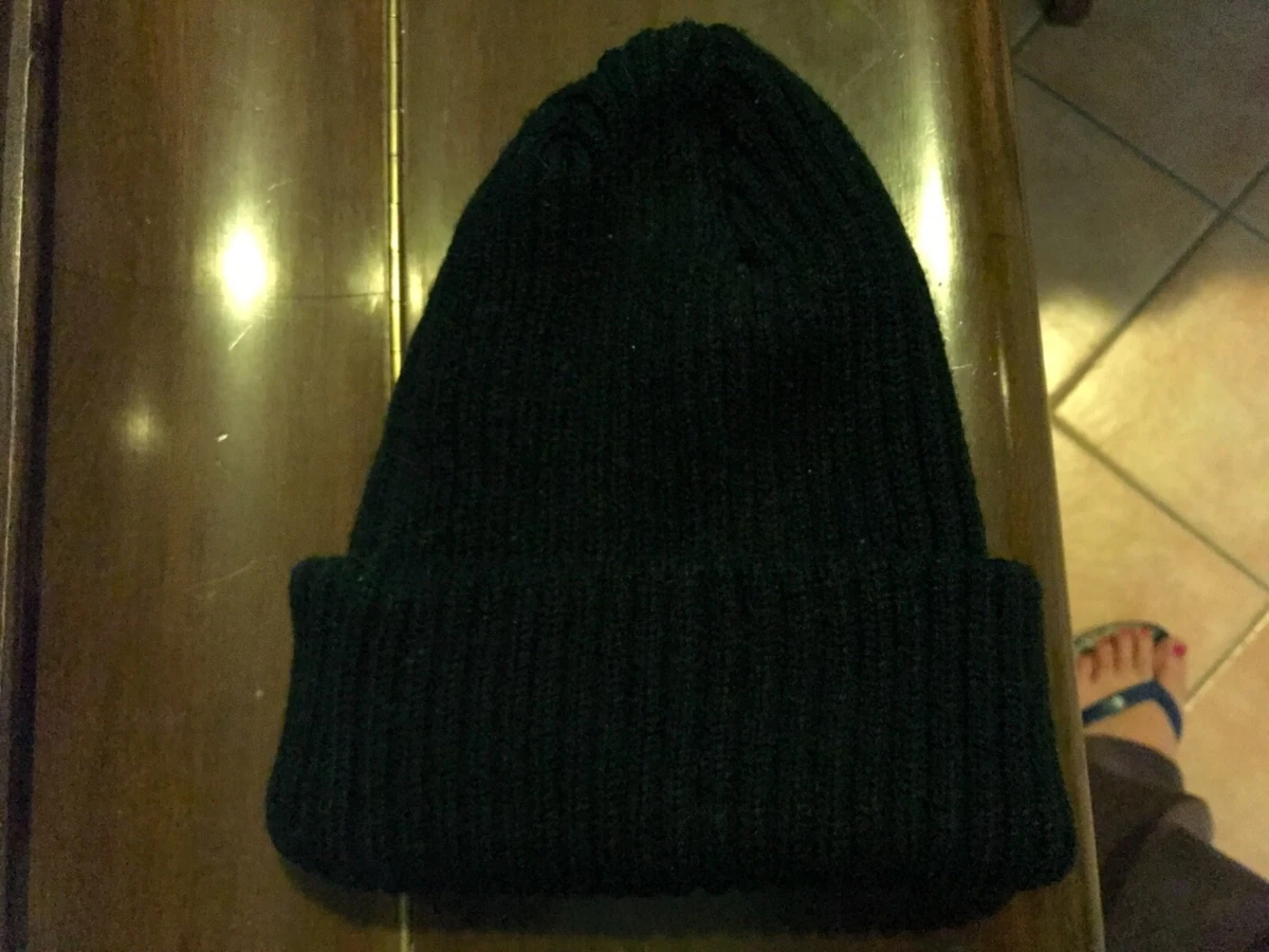GURU SHOP Cappello Di Lana Unisex Con Ricamo Floreale – Grigio – Fatto A Mano In Nepal