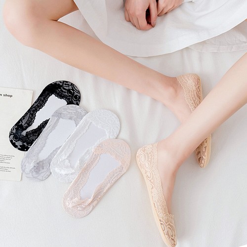 Becellen 6 Paia Mezzo Calzini Donna, Invisibili Calze Fantasmini Traspiranti Cuscinetti Metatarsali Per Avampiede Antiscivolo Per Tacchi Alti Ballerina - Foto 7