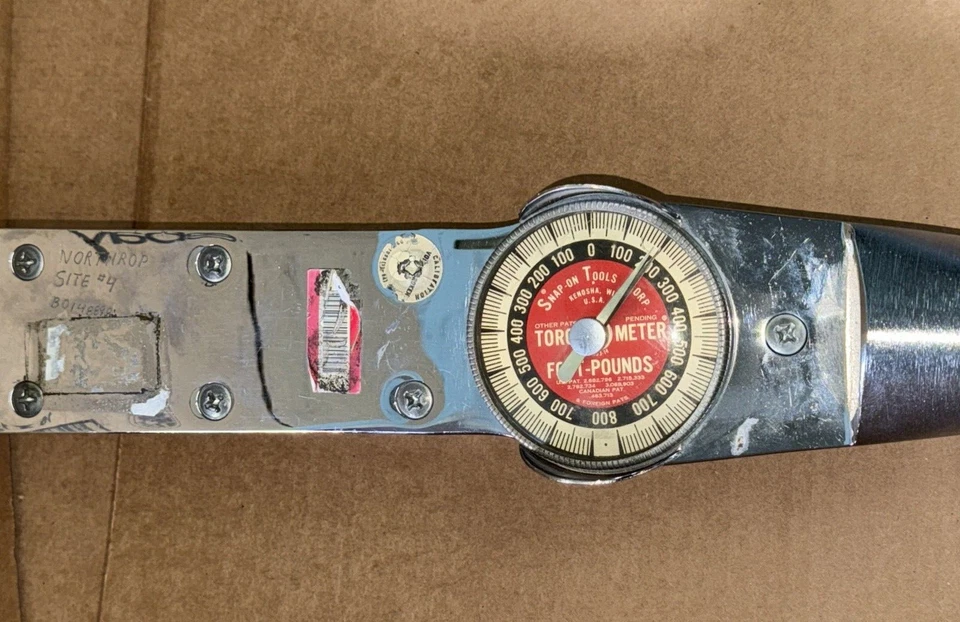 SNAP ON TORQOMETER Te803-Fu 800ft/lbs TORQUE WRENCH 800 Foot Pound 1” Drive - Image 3 of 4