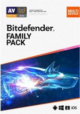 BITDEFENDER FAMILY PACK 2026 WITH 200MB VPN 15 DEVICES 1YR 2YR 3YR DOWNLOAD UK