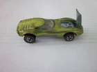 RARE 1968 HOT WHEELS MATTEL USA TORERO REDLINE LIME GREEN SPECTRAFLAME CAR