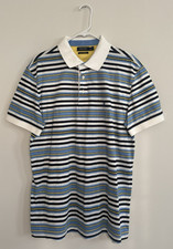 NAUTICA MEN'S CLASSIC SHORT SLEEVE STRIPED POLO SHIRT Sz XL New