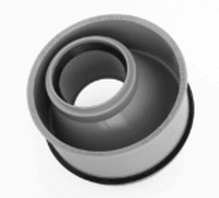 Airfit Abwasser-InnenreduzierstüCk Pp F HT- Und Kg-Rohr DN110/50, Exzentrisch
