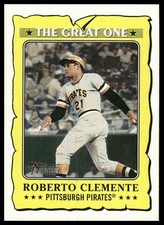 Roberto Clemente 2021 Topps Heritage #GO-9 The Great One Pittsburgh Pirates