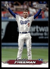 Freddie Freeman 2024 Stadium Club #129 Dodgers MLB READ FREE SHIP AutographDen