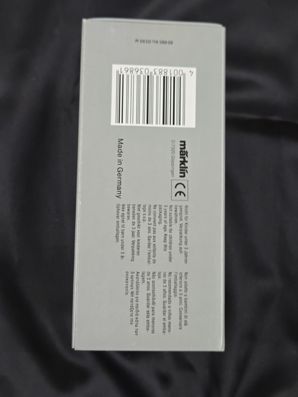 Vintage Marklin Digital Steam Locomotive #3686 Ptl 2/2 Innthe Original Box Mint