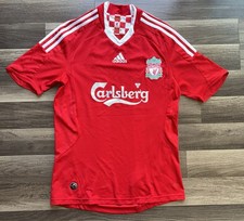 Vintage Liverpool 2008-2009 Home Soccer Jersey Football Kit Shirt Size S