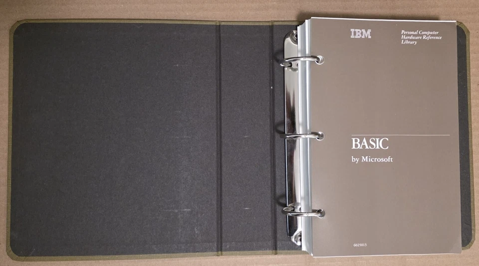 IBM PC PCjr - Basic Cartridge - Hardware Reference Library - Basic Manual +Quick - Image 3 of 3