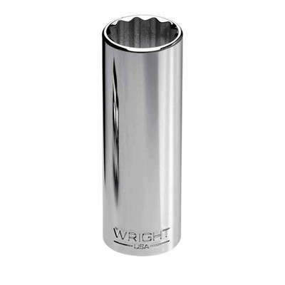 Wright Tool 3622 11/16in 3/8in Drive 12-Point Deep Socket