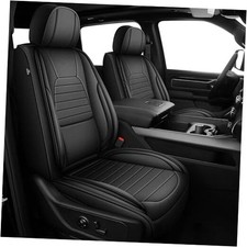 Seat Covers Custom Fit for Dodge Ram 1500 2500 3500 2002 Full Set 129Black