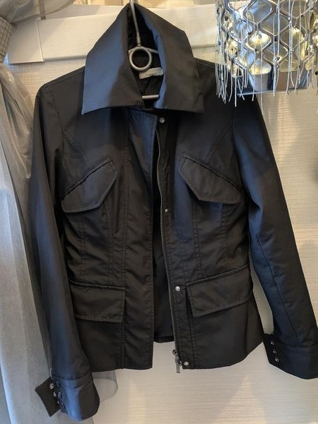 Women Pinko Jacket Black Polyester 36 / S / 44