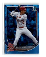 Masyn Winn 2025 Bowman Chrome Sapphire Edition #64 Cardinals