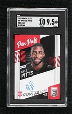 2021 Panini Donruss Elite Pen Pals Kyle Pitts #PP-KP SGC 9.5 Mint+ Auto 04qn